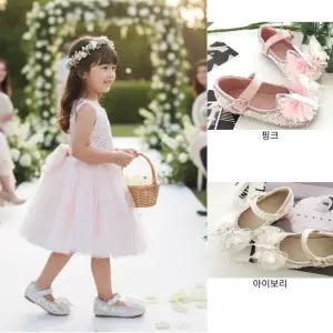 아이온미 스프링 움직이는 나비 쥬얼리 보석 메리제인 여아구두 화동드레스구두