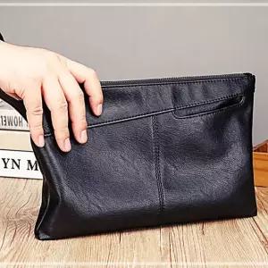 비즈니스 백 직장인 블랙 맨스 회사원가방 캐주얼클러치백 클러치백 심플 25EWBD6B34