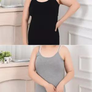 빅사이즈 면스판 신축성 좋은 특대 끈나시/여성용/나시/런닝/메리야스/이너나시/끈런닝/여학생/여자/교복