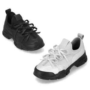 엘칸토 마쯔 여성 리본장식 슬립온 스니커즈 3cm LCWS06M613