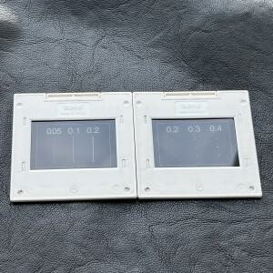 카메라 렌즈 5PCS 50X50mm 간섭 회절 격자 세트 단일 이중 삼중 슬릿 원형 구멍 그리드 광학 실험 장비