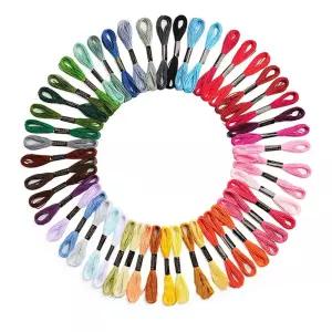 자수실 십자수실 실세트 - 50색 100색 세트 택1/DIY/십자수/실십자수/수예/자수/키트/패키지/프랑스/집콕