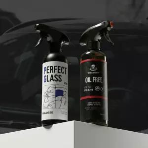 하이글로씨 자동차 유막제거제 유리코팅제 올인원 패키지