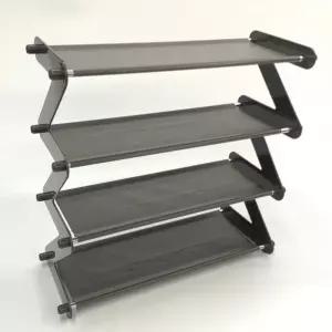 좁은 현관 슬리퍼 신발수납 간이 신발장 선반 그레이