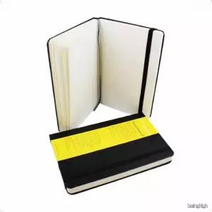 휴대용 포켓 스케치북 9x14cm 140g 하드커버 밴딩 드로잉 세로형 만년필 노트 62매