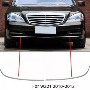 TD-1Pair 앞 범퍼 외부 몰딩 트림 2218850221 mercedes 호환 benz 호환 S W221 S350 2010-2013