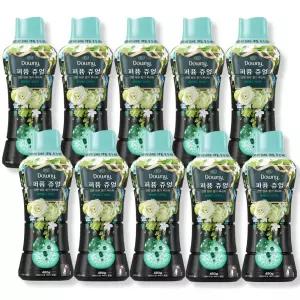 다우니 퍼퓸 쥬얼 에메랄드 브리즈 향기부스터, 480g, 10개