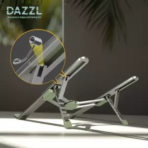 DAZZL 다즐 포켓폴드 휴대용 6단접이식 휴대용 노트북 거치대 고급파우치