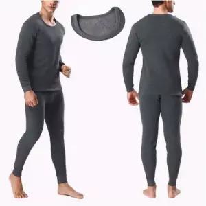 긴팔 유지 내의 남자 체온 겨울 기모내복 긴바지 방한