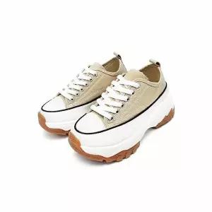 [하프클럽/세자매]푹신한5중쿠셔닝 여성스니커즈 6cm 키높이 통굽 캔버스화