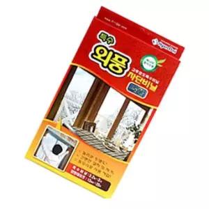 창문 외풍 방풍 비닐 대형 차단 풍속 3.4m