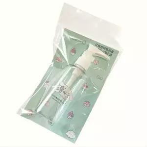 화장품 여행용 공병 펌프 용기 투명 캐릭터 세면도구 소분 100ml