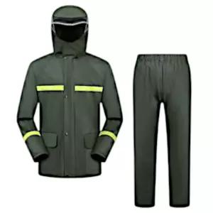 PVC 방수 작업용 분리형 비옷 안전우의 오토바이 배달산업용 업무용 남성 낚시우비 자전거 배달비 빅사이즈