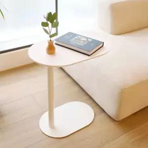 [CJ][덕하우스]소파테이블 침대 침실 쇼파 사이드 협탁 라운드 테이블 이동식 보조책상
