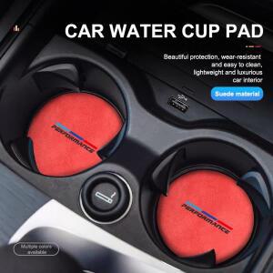 BMW 5 시리즈 G30 G31 G32 G38 2021 E46 E91용 호환 차량 컵홀더 미끄럼 방지 코스터 패드 호환 액세서리