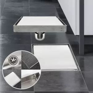 화장실 스텐 타일유가 냄새차단 사각 하수구 욕실바닥배수구커버