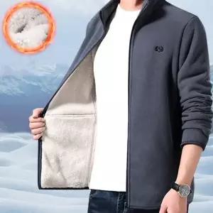 기모 남성 플리스 집업 방한 남성 양털 집업 겨울 자켓