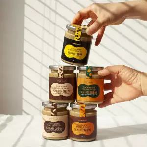 러브앤피넛 무가당 국산 땅콩버터 무첨가 땅콩잼 210g