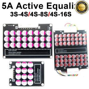 4S 8S 16S 5A 액티브 이퀄라이저 밸런서 Lifepo4 리튬 이온 배터리 에너지 전송 보드 BMS 보호
