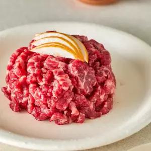 1++육회 육사시미 뭉티기 투쁠 한우 마장동 소고기 200g