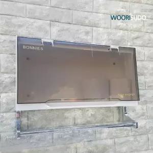 보니스 욕실 다용도 수납장 및 수건걸이