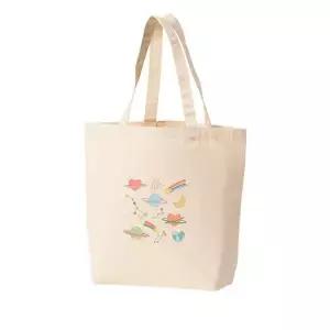 [콩심팥심]에코백 토트백 태양계 행성 북두칠성 북극성 별자리 달 우주 그림