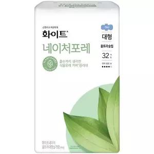 화이트 네이처포레 울트라 대형32p+중형2pX2개