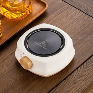 모카포트 인덕션 가정용 휴대용 22분 사각 캠핑용 전기 티팟 스토브 화덕 500W 버너 카키
