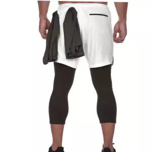 남성운동반바지 남성 스포츠 반바지 레깅스 포함 트레이닝