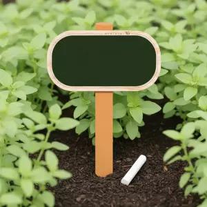 루미루미 칠판 텃밭팻식물 화단 표지판 식물 이름표 표찰 화분 (팻말1개 분필1개 세트)
