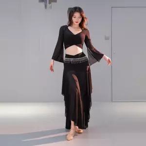 벨리댄스 의상 힙스카프 무용 연습복 여성 복