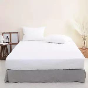 에이프릴앳홈 60수 고밀도 워싱면 올인원 매트리스커버 - 퀸