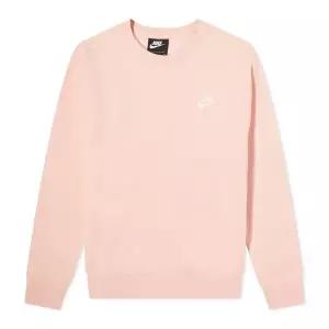 [아웃도어스/나이키]나이키 클럽 크루 기모 맨투맨 BV2662-800 파스텔 핑크