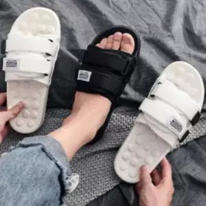 남녀 공용 투밴드 스트랩 샌들 슬리퍼 편한 여름 데일리 슈즈