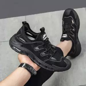 [에이치플러스몰]통기성 메쉬 아웃도어 샌들 남성 데일리 여름 기능성 스포츠 슈즈