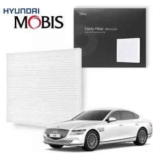 현대모비스 G80 에어컨 필터 순정 PM0.3 E11 제네시스G80필터 G80RG3 G80EV 차량용 용공기청정기 자동차교