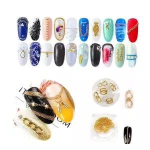 체인네일 네일아트 체인 파츠 모음1 볼줄 줄란 쥬얼리 등 36종