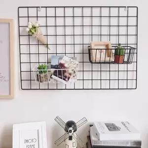 벽장식 키밍 장식 포켓 철망 메쉬망 인테리어 포토월