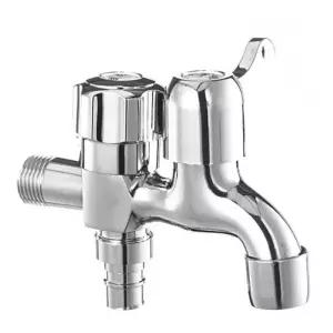 양갈래 수도꼭지/욕실/수전/세면대/씽크대/수도/꼭지/싱크대/주방/세탁기/화장실/야외/세면기/만능/씽크