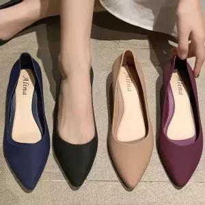 여성 봄 플랫슈즈 젤리슈즈 D AL609 구두 슈즈 플랫 로퍼 단화 여성 젤리