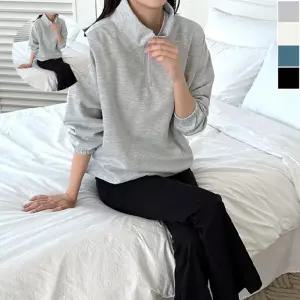 에어 여자 반집업 티셔츠 1P 간절기 아노락 맨투맨