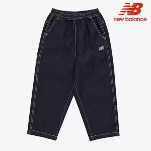 뉴발란스 키즈 에센셜 배기핏 데님 팬츠 NK9TE3107U-55 바지