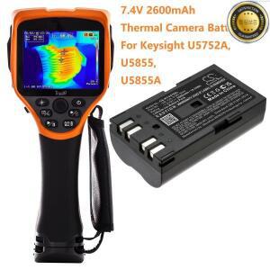 Keysight U5752A U5855 7.4V 2600mAh CS-KYU575SL 열화상 카메라 배터리 UR-123 5190-3540