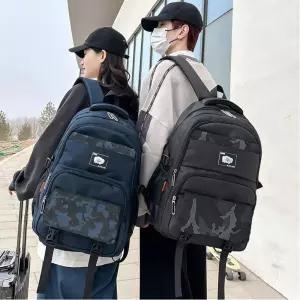 밀리터리 포인트 백팩 학생 가방 배낭 캐리어 결합 MRd2+4FjW