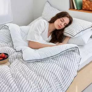 국산 면 모달 60수 차렵이불 봄 가을 텐셀 호텔 먼지없는 이불패드 침구 세트 슈퍼싱글