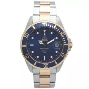 엘진 남성용 손목시계 FK1405PS-BL 실버