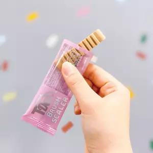 (주)라이코스펫 댕댕이연구소 강아지 덴탈껌 가수분해 간식 츄 치석제거 껌 티덴브러쉬(피부)15+1