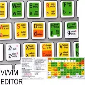 Vi 및 Vim 편집기 키보드 스티커