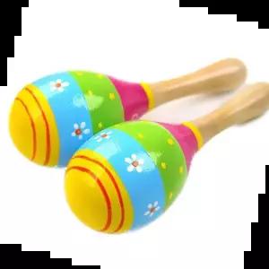 리듬악기 흔드는 연주 악기 마라카스 리듬 교구 장난감 완구