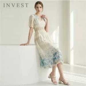 [인베스트] 플라워 아일렛 진주 원피스_IN6M1OP3421